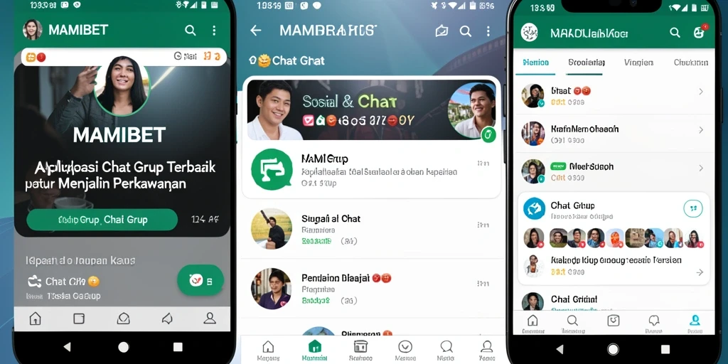 Tampilan antarmuka MAMIBET yang modern dan interaktif