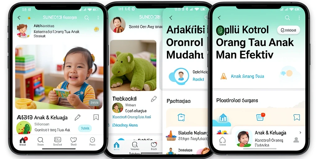 Antarmuka mudah digunakan dengan fungsi Kontrol Orang Tua Anak yang jelas.