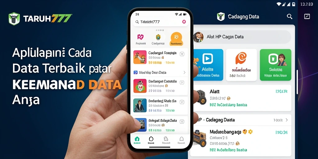 Tampilan antarmuka utama TARUH777 yang sederhana dan user-friendly.