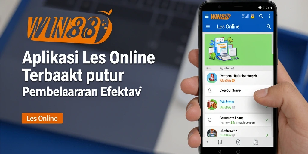 Tampilan antarmuka WIN88 yang ramah pengguna untuk Les Online.